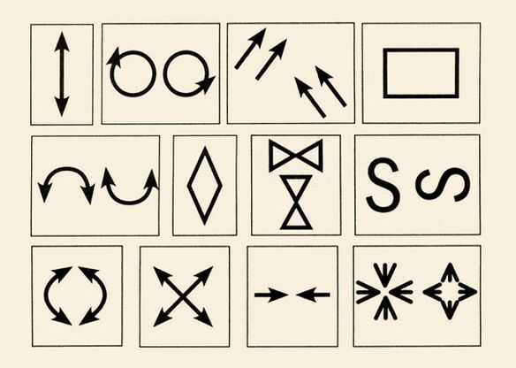 Schéma de gymnastique oculaire et amélioration de la vision